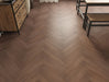 Laminate Herringbone Flooring – Dark Chocolate – Oakleigh Romsey – 100mm x 600mm – 8mm