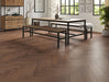 Laminate Herringbone Flooring – Dark Chocolate – Oakleigh Romsey – 100mm x 600mm – 8mm