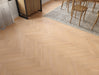 Laminate Herringbone Flooring – Soft Brown – Oakleigh Deluxe Ripley – 100mm x 600mm – 12mm