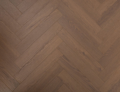 Laminate Herringbone Flooring – Dark Chocolate – Oakleigh Deluxe Romsey – 100mm x 600mm – 12mm