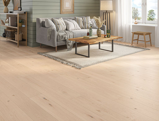 Natural Oak engineered oak plank flooring 190mm
