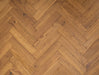 Solid Wood Herringbone Flooring – Natural Oak – Smooth Invisible UV Oiled – 90mm x 400mm – 18mm