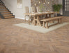 Grey Oak engineered oak herringbone flooring 80mm