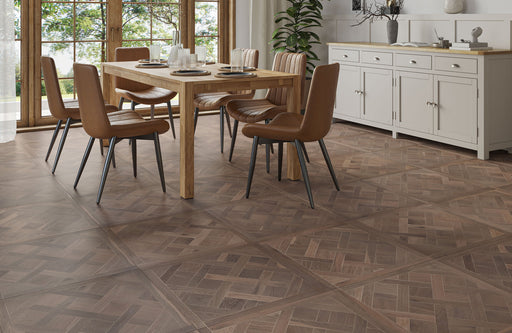 Grey Brown Oak engineered oak versailles flooring 600mm