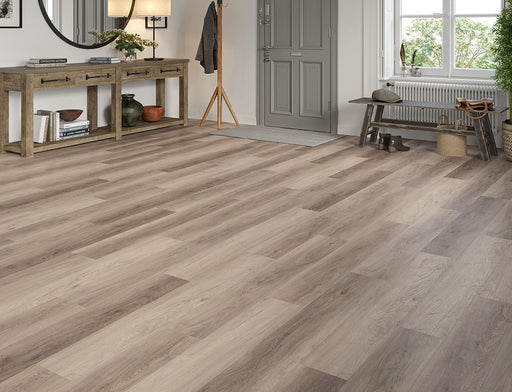SPC Click Vinyl Flooring – Light Brown Oak – 180mm x 1220mm – 6.5/0.5mm