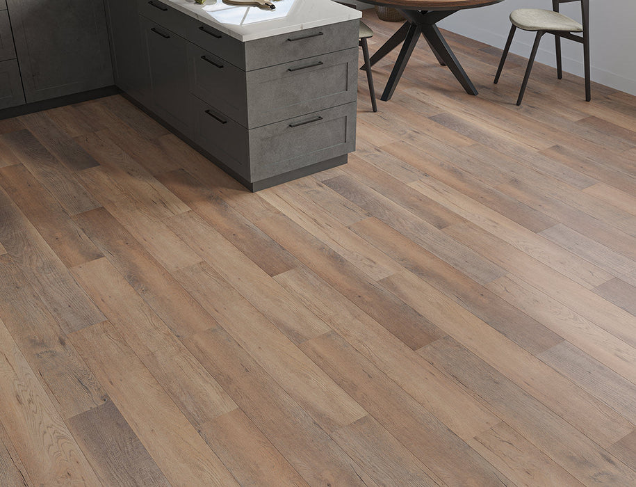 SPC Click Vinyl Flooring – Brown Oak – 180mm x 1220mm – 6.5/0.5mm