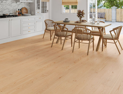 Natural Oak engineered oak plank flooring 190mm