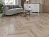 SPC Click Vinyl Herringbone Flooring – Whitewashed Grey Oak – 128mm x 615mm – 5/0.5mm