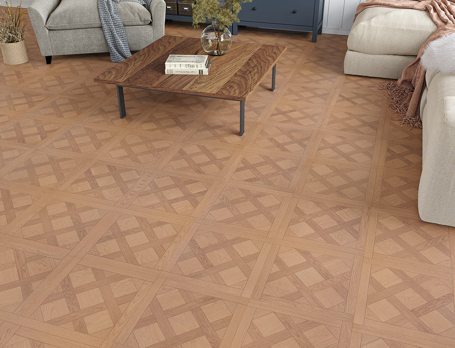 Laminate Versailles Flooring – Warm Caramel – Tatum Cotswold – 405mm x 805mm – 12mm