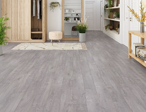 Laminate Flooring – Rustic Grey Oak – AGT Effect Premium Torus – 191mm x 1380mm – 12mm