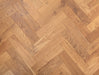 Engineered Oak Herringbone Flooring – Smoked Oak – Brushed & Lacquered – 90mm x 400mm – 15/4mm