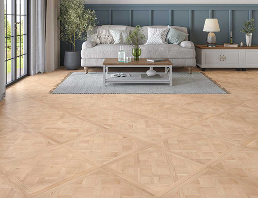 Natural Oak engineered oak versailles flooring 600mm