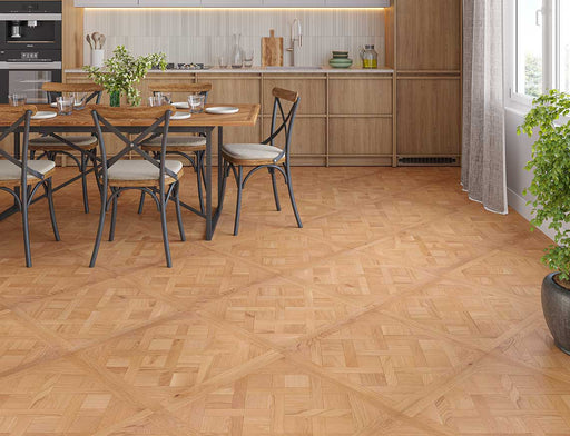 Natural Oak engineered oak versailles flooring 600mm