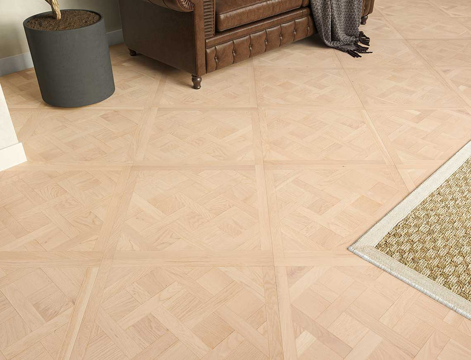 Natural Oak engineered oak versailles flooring 600mm