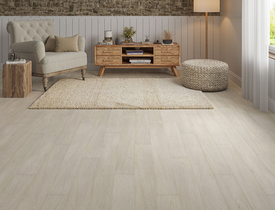 Laminate Flooring – Silver Grey – VarioClic Genova – 134mm x 1204mm – 12mm