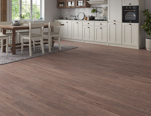Laminate Flooring – Coffee Brown – VarioClic Milano – 134mm x 1204mm – 12mm