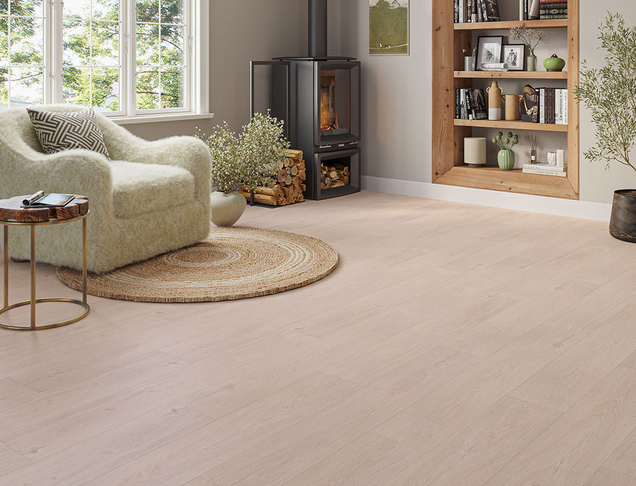 Laminate Flooring – Pale Brown – VarioClic Gelibolu – 193mm x 1204mm – 8mm