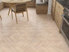 White Oak engineered oak herringbone flooring 90mm