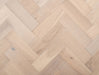 Engineered Oak Herringbone Flooring – White Oak – Brushed & Lacquered – 90mm x 300mm – 14/3mm