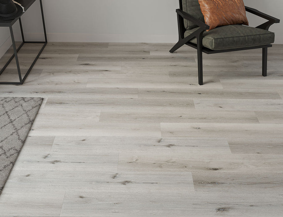SPC Click Vinyl Flooring – Antique Light Grey – 180mm x 1220mm – 6.5/0.5mm