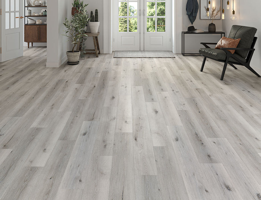 SPC Click Vinyl Flooring – Antique Light Grey – 180mm x 1220mm – 6.5/0.5mm