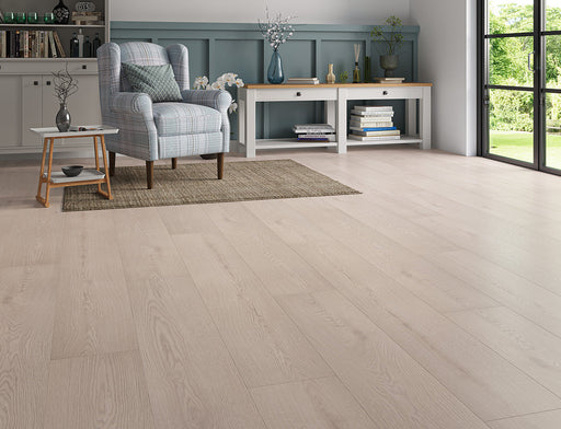 Laminate Flooring – Smoky Grey – Willow Deluxe Helmsley – 155mm x 1200mm – 12mm