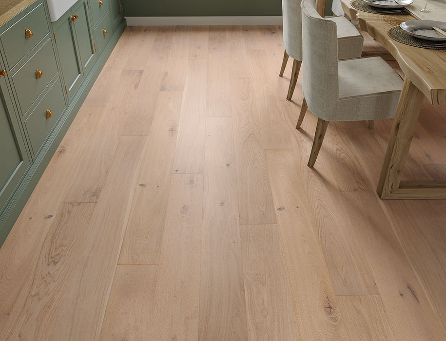 White Oak engineered oak plank flooring 190mm