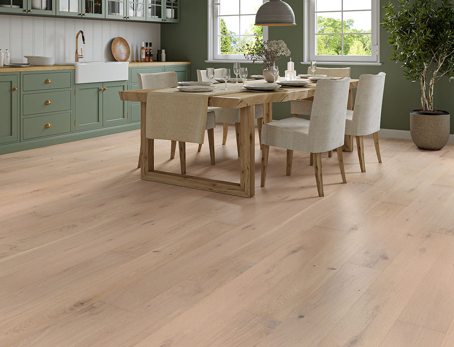 White Oak engineered oak plank flooring 190mm