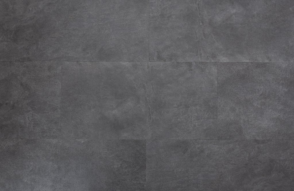 Charcoal Marble LVT tile flooring