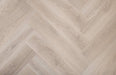 Grey Oak LVT herringbone flooring