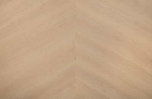 Pale Hazel Oak LVT chevron flooring