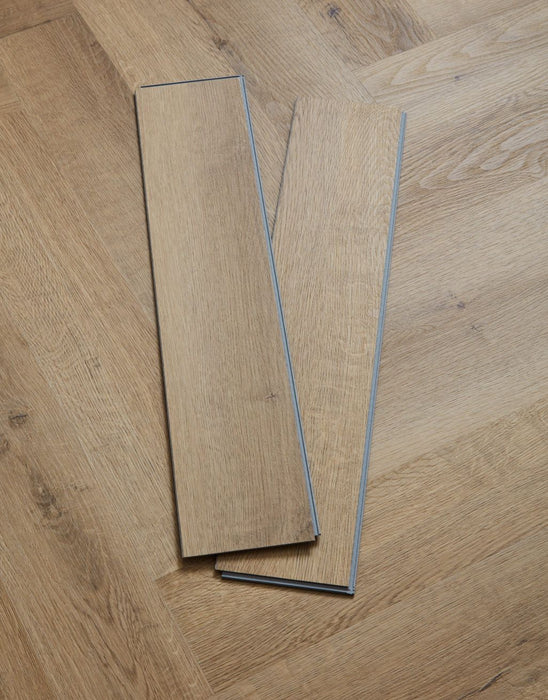 EvoCore Essentials Herringbone Sandstone Oak