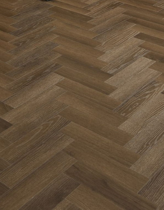 EvoCore Classic Herringbone Woodland Umber Oak Flooring