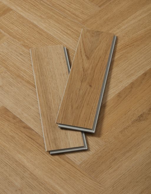EvoCore Classic Herringbone Golden Harvest Oak Flooring