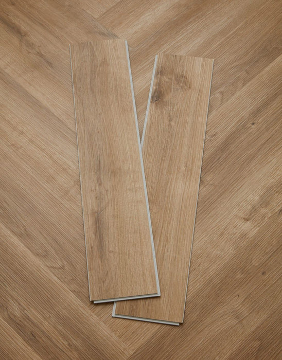EvoCore Essentials Herringbone Light Toffee Oak