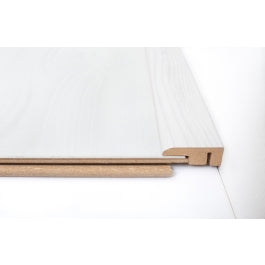 White Laminate End Profile – 3m