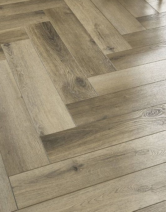 EvoCore Premium Herringbone Natural English Oak Flooring