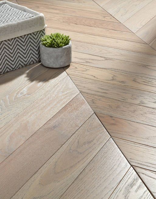 Park Avenue Chevron Silk Grey Oak