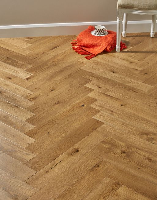 Bayswater Herringbone Golden Oak