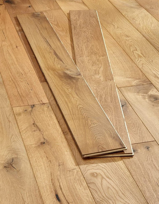 Manhattan Natural Oak Brushed & Oiled Engineered Wood Flooring