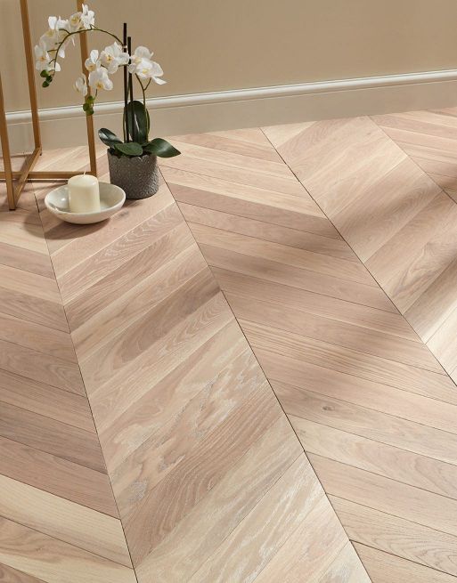 Park Avenue Chevron Frosted Oak