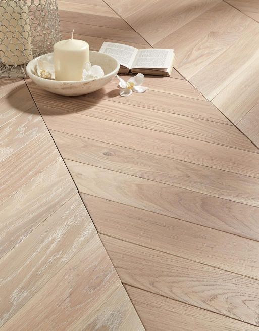 Park Avenue Chevron Frosted Oak