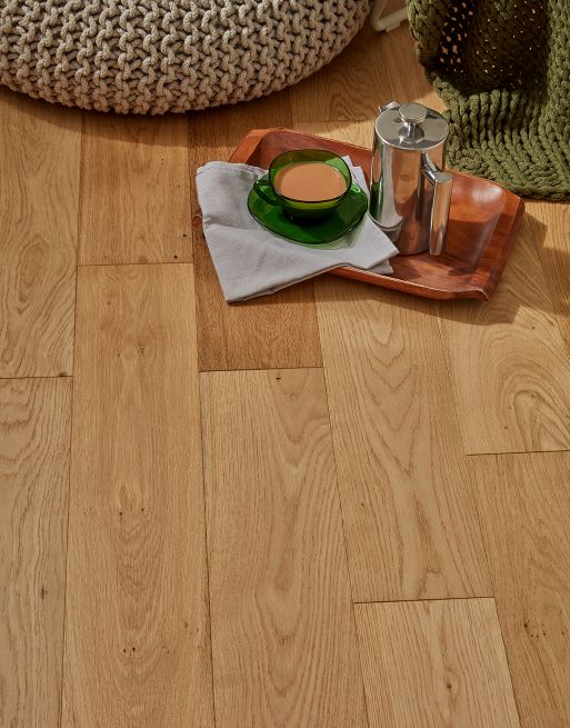 Loft Prime Natural Brushed & Lacquered Engineered Wood Flooring
