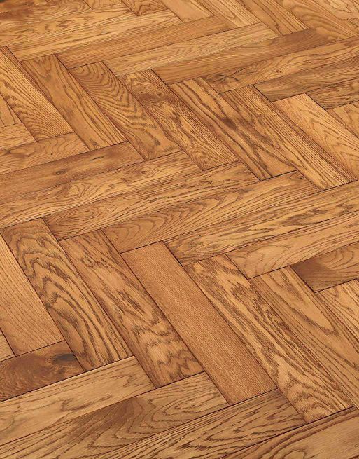 Park Avenue Herringbone Golden Oak