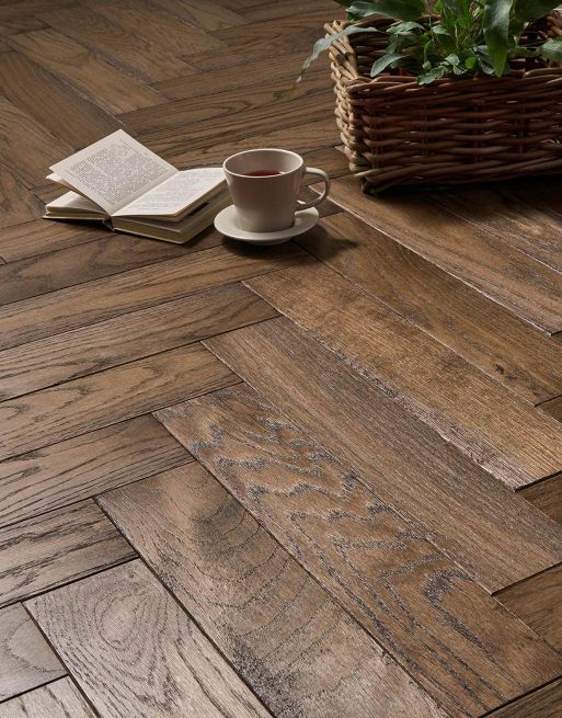 Park Avenue Herringbone Espresso Oak