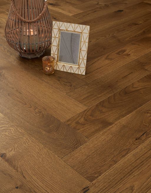 Marylebone Rich Toffee Oak Brushed & Lacquered Engineered Wood Flooring