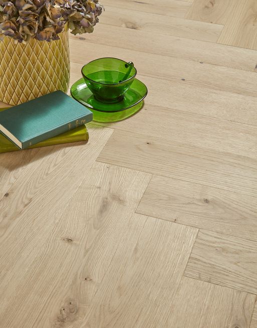 Bayswater Herringbone Unfinished Oak