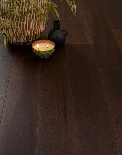 Kensington Espresso Oak Lacquered Engineered Wood Flooring