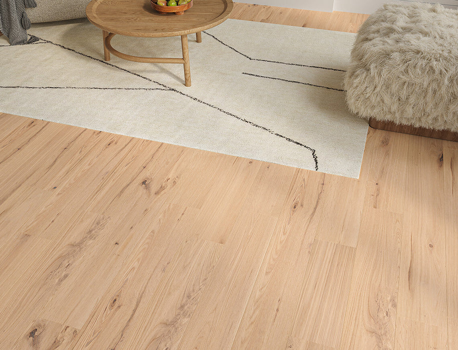 Natural Oak engineered oak plank flooring 150mm