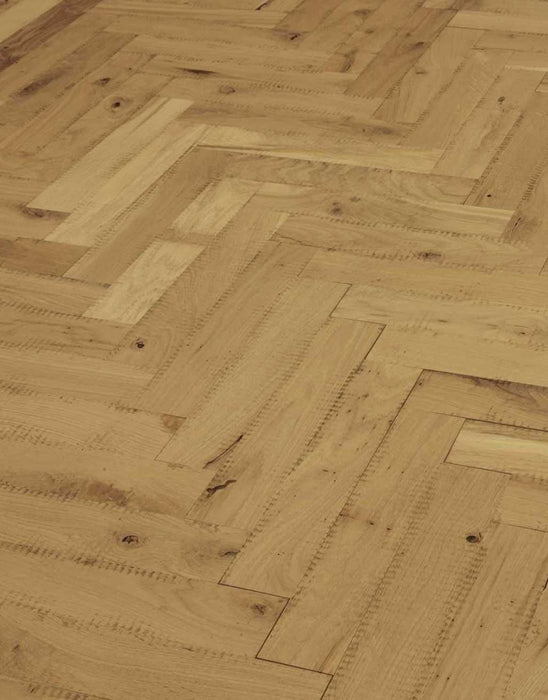 Parquet Oak Unfinished Solid Wood Flooring